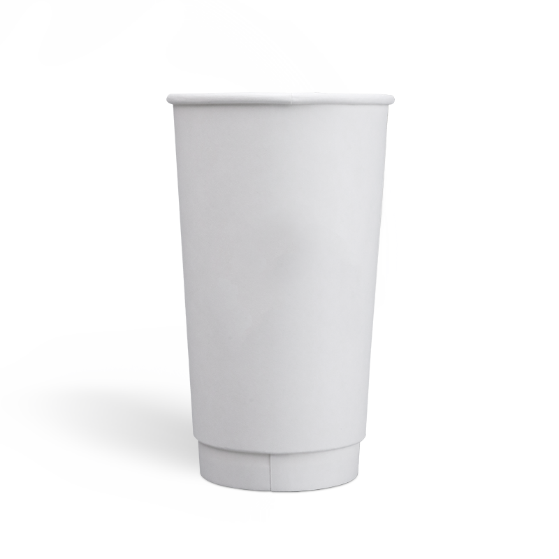 20 oz PE-beschichtete doppelwandige Kaffeetassen