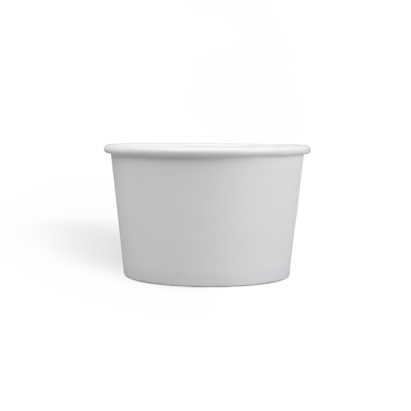 256 ml recycelbare Eiscreme-Pappbecher