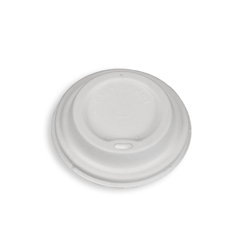 90 mm biologisch abbaubare Zuckerrohr-Bagasse-Kaffeedeckel
