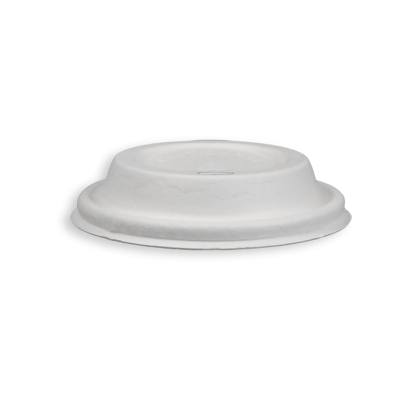 90 mm biologisch abbaubare Zuckerrohr-Bagasse-Kaffeedeckel