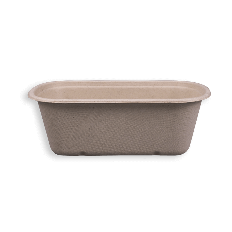 1200 ml biologisch abbaubare Zuckerrohr-Bagasse-Behälter